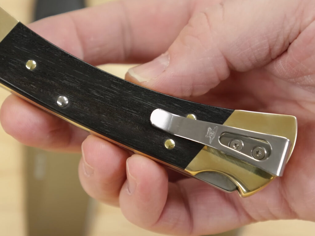 Buck 110 Slim Heritage pocket clip