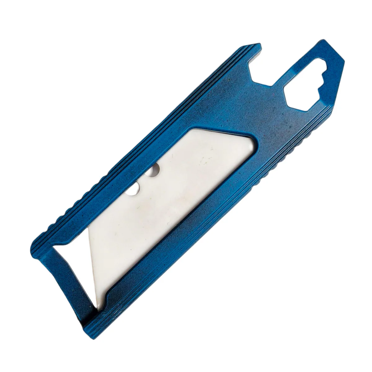 SnakeSword Honey Badger II Pro Titanium Multi-Tool Utility Knife EDC Tools Distressed Blue 2