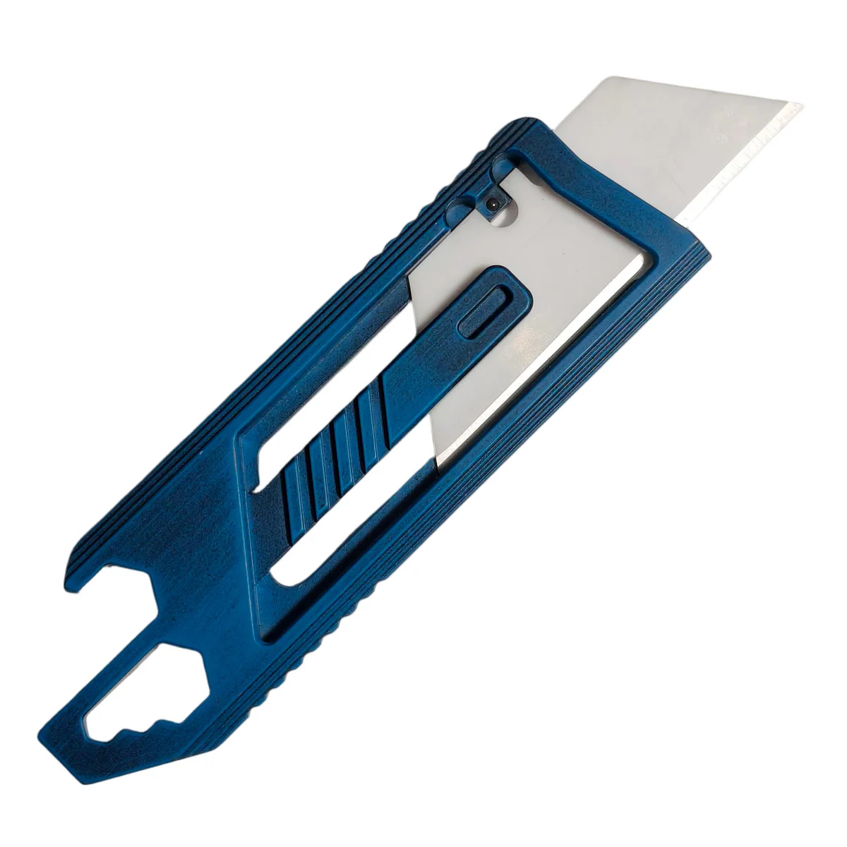 SnakeSword Honey Badger II Pro Titanium Multi-Tool Utility Knife EDC Tools Distressed Blue 4